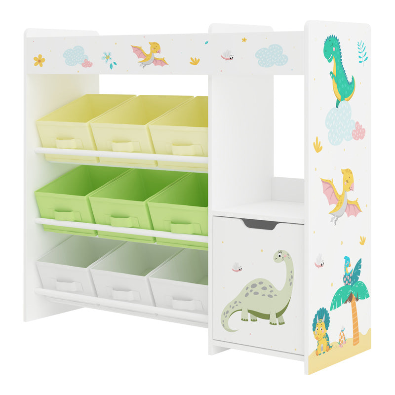 Étagère pour enfants 'Søndreland avec une seule porte d'armoire et 9 — Monptitlou
