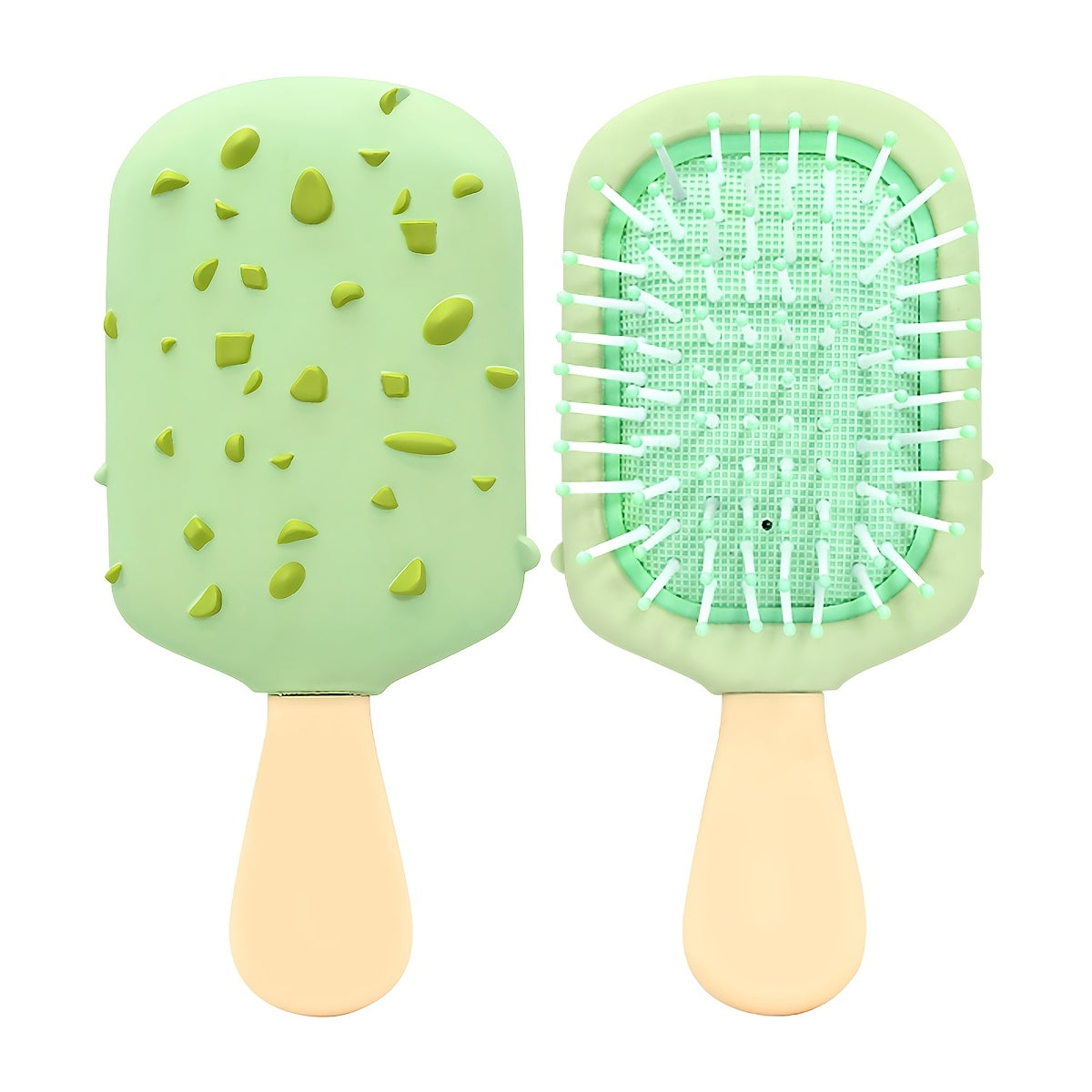 1 brosse à cheveux à coussin d'air sur le thème du crème glacée — Monptitlou Image