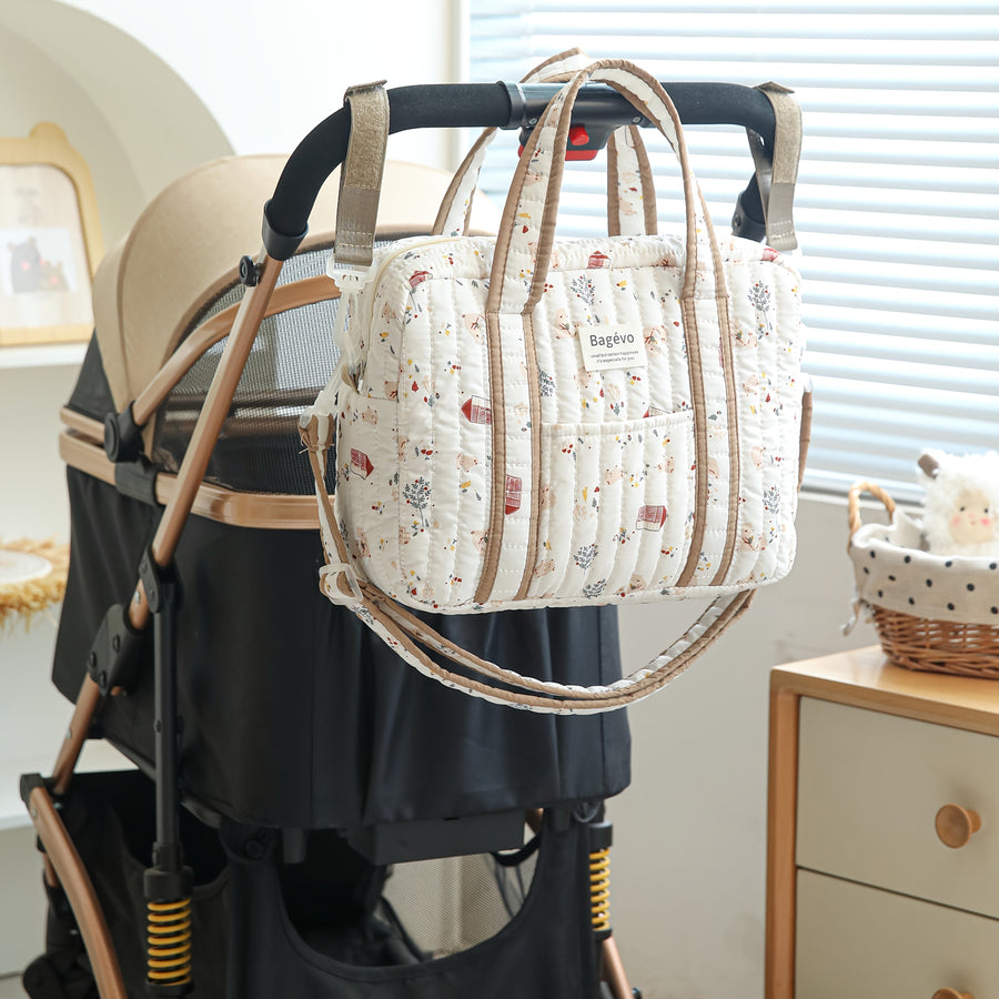 Sac Maman Matelassé Grande Capacité — Monptitlou
