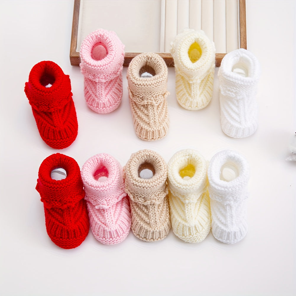 1 paire de chaussettes bébé en tricot 0-12 mois — Monptitlou