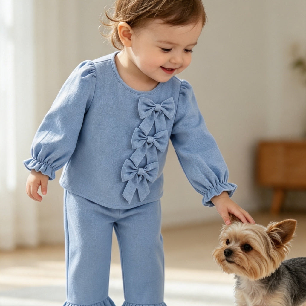 Ensemble 2 pièces pour bébés filles — Monptitlou