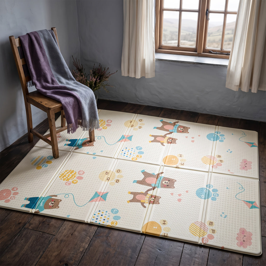 Tapis de jeu 200x180cm Utilisation double face Mousse XPE Surface — Monptitlou