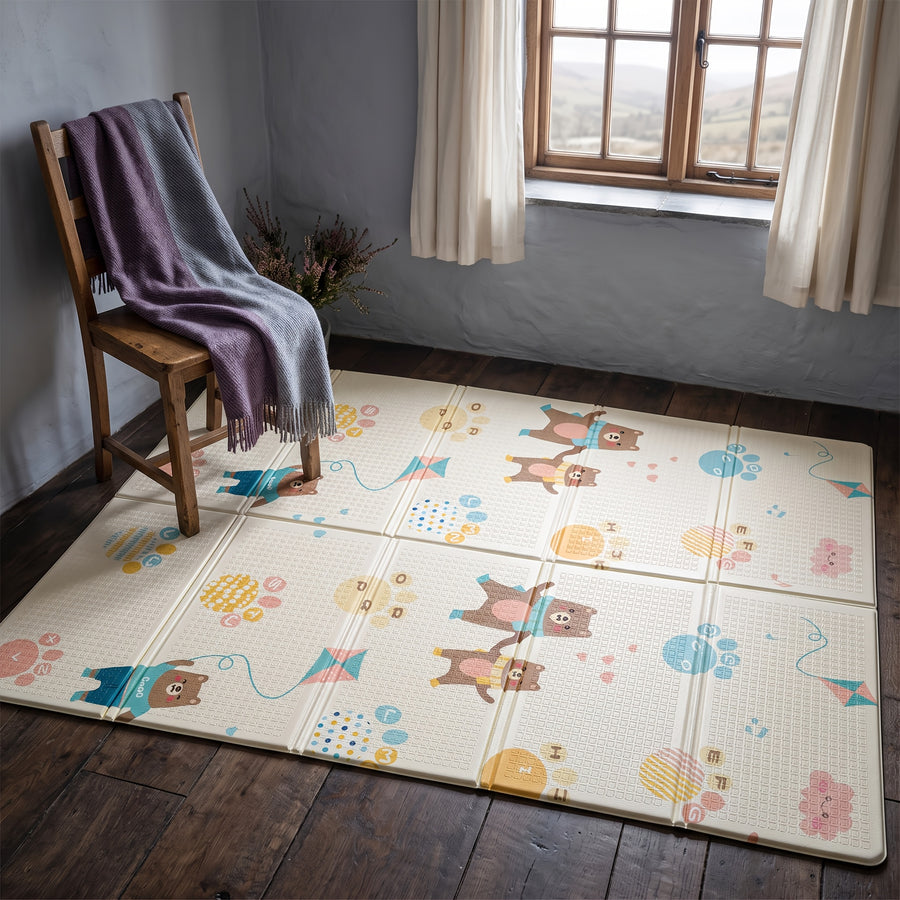 Tapis de jeu 200x180cm Utilisation double face Mousse XPE Surface — Monptitlou