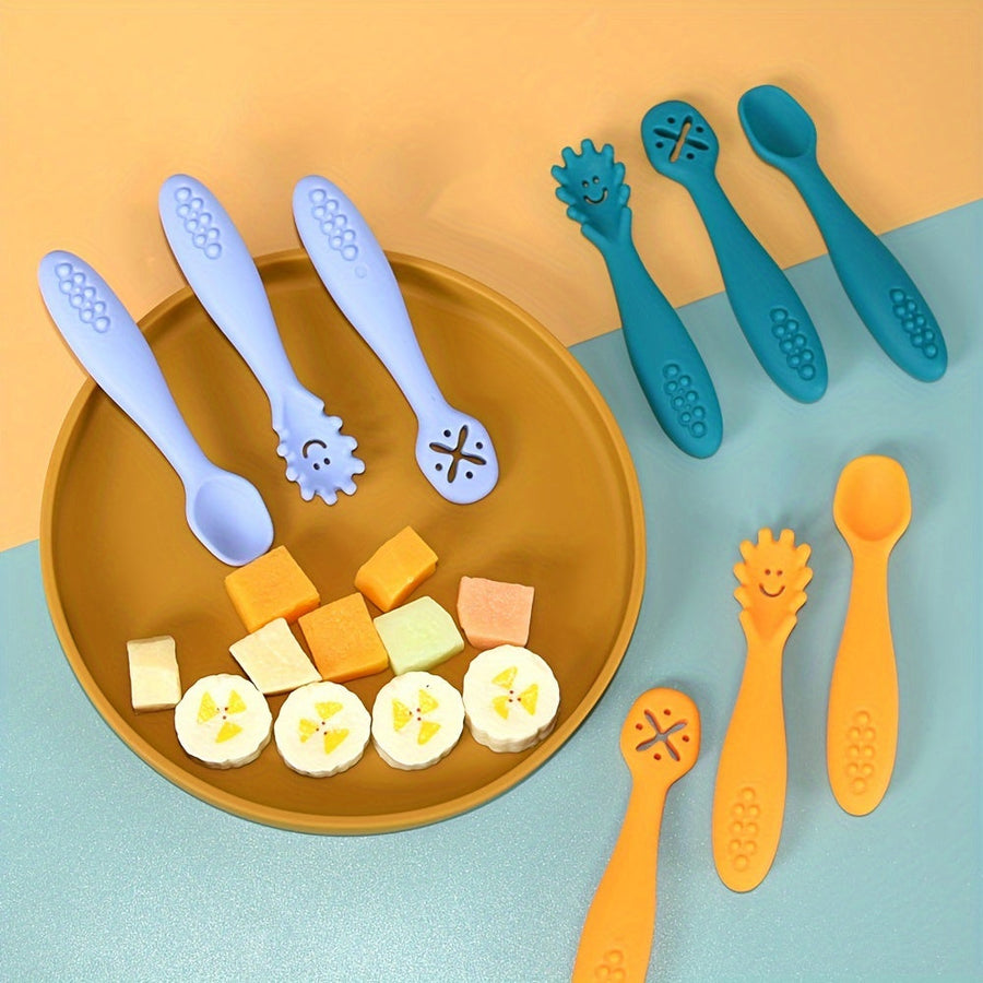 [Cuillères en silicone] 1 Ensemble de 3 Cuillères en Silicone pour — Monptitlou