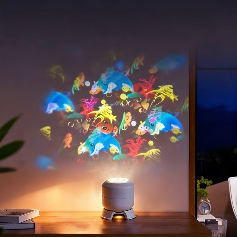 Lampe de nuit LED projection ciel étoilé océan — Monptitlou