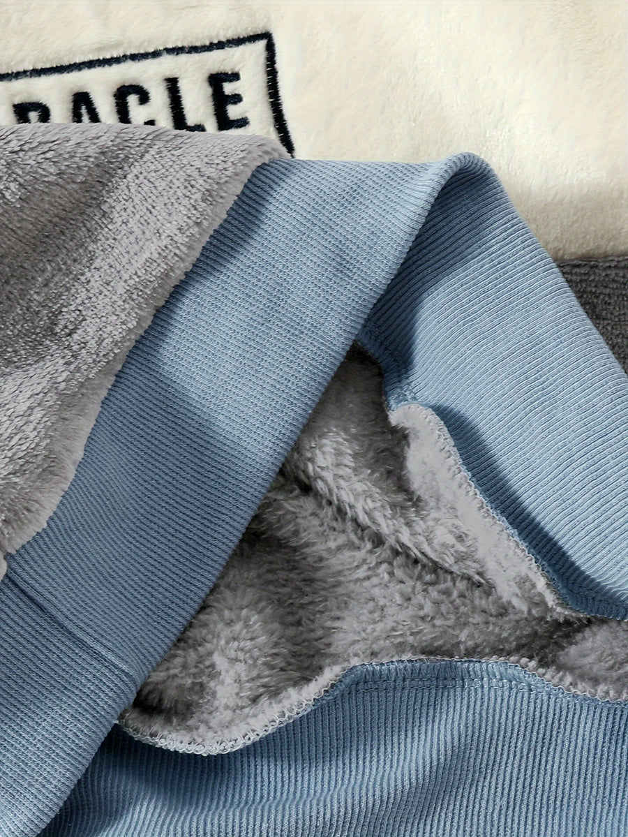 Ensemble hiver garçon, pantalon long chaud épais pour bébés et jeunes — Monptitlou