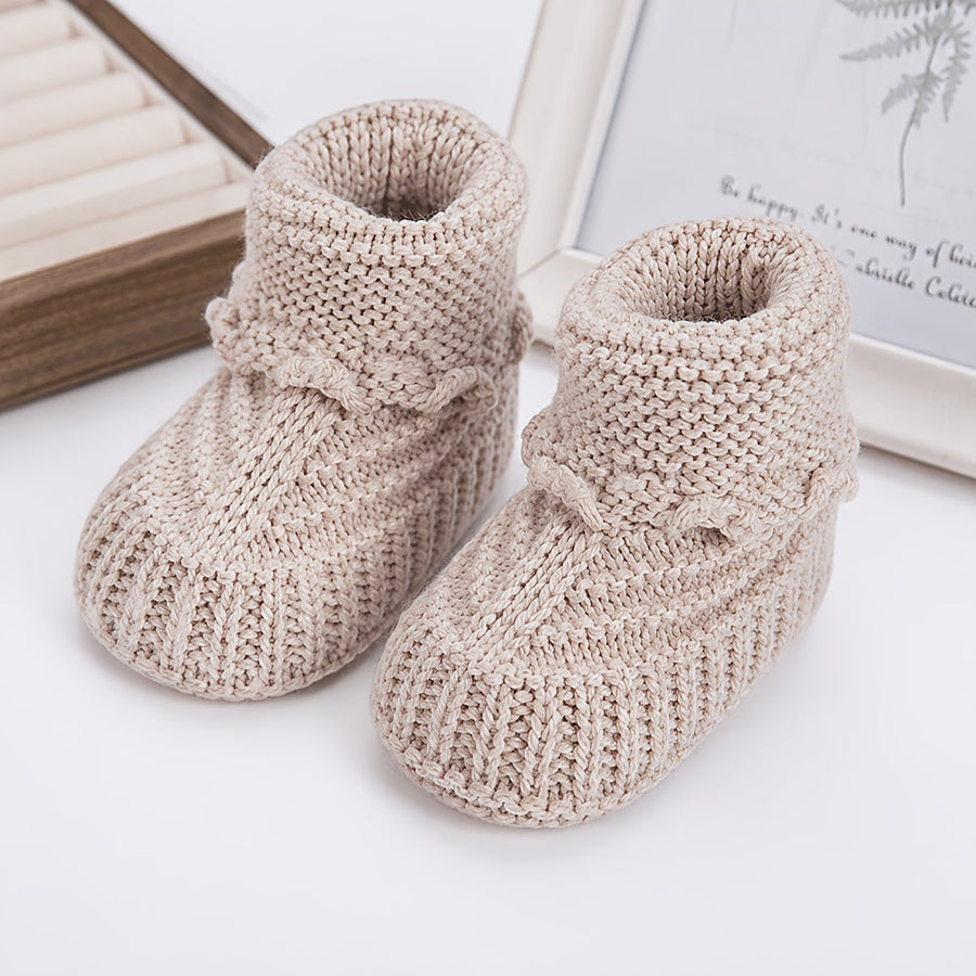 1 paire de chaussettes bébé en tricot 0-12 mois — Monptitlou