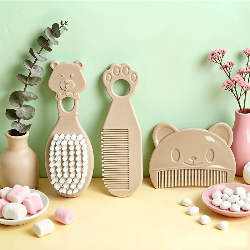 Brosse à cheveux bébé ours mignon — Monptitlou