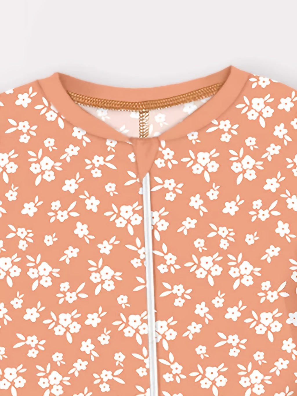[Pyjama floral pour filles] 2 pcs Ensemble de pyjama salopette imprimé — Monptitlou