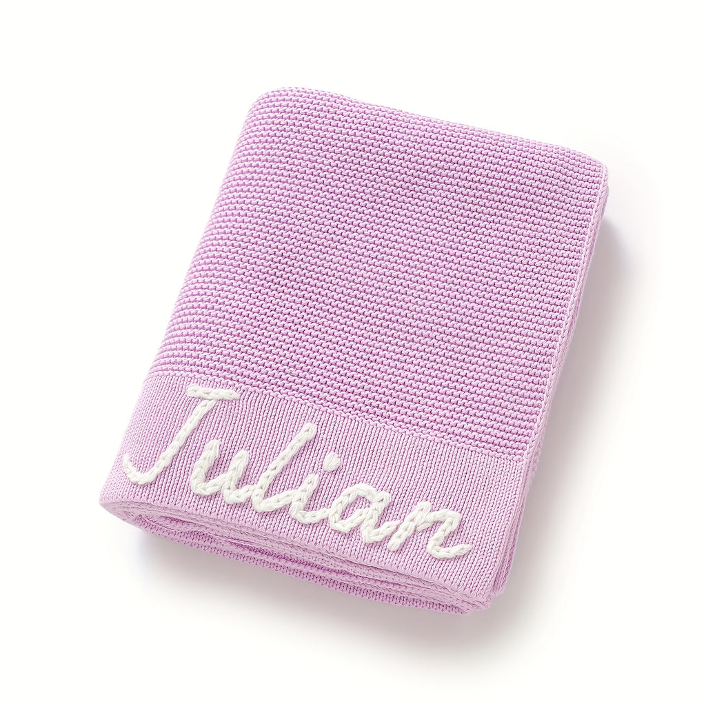 Couverture personnalisée pour bébé avec prénom, cadeau d'anniversaire — Monptitlou