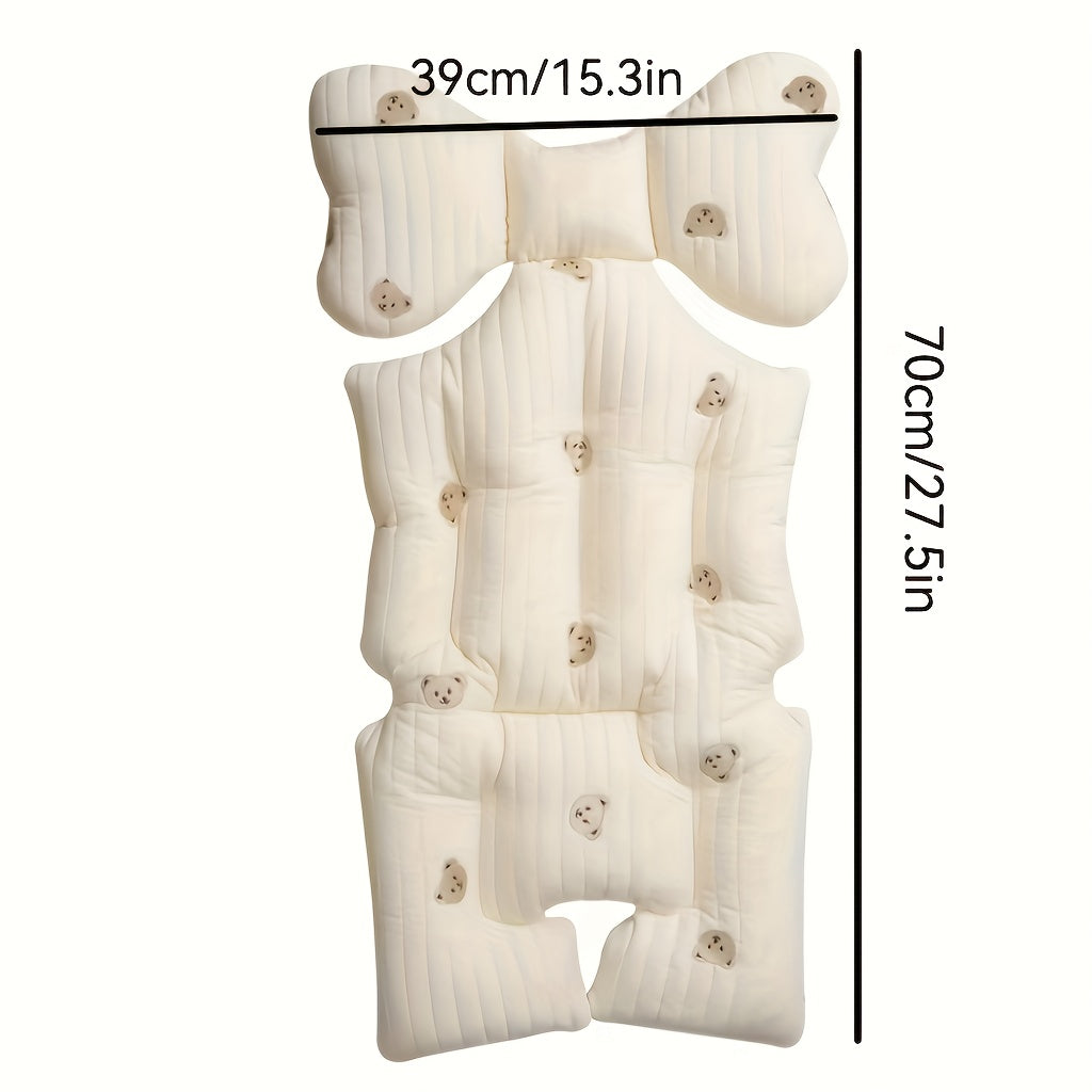 Coussin épais pur pour poussettes, porte-bébés et chaises hautes — Monptitlou